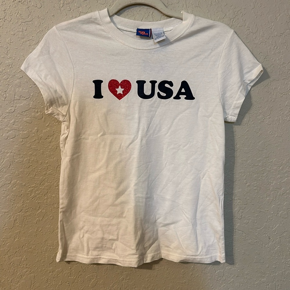 vintage I ♥️ USA TEE o